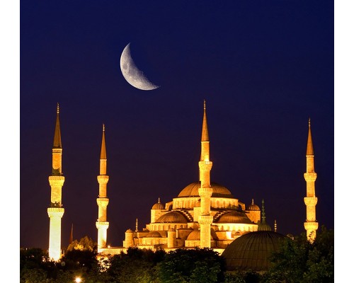 Фотообои C1-168 Divino Голубая мечеть под луной, 3 м х 2.7 м