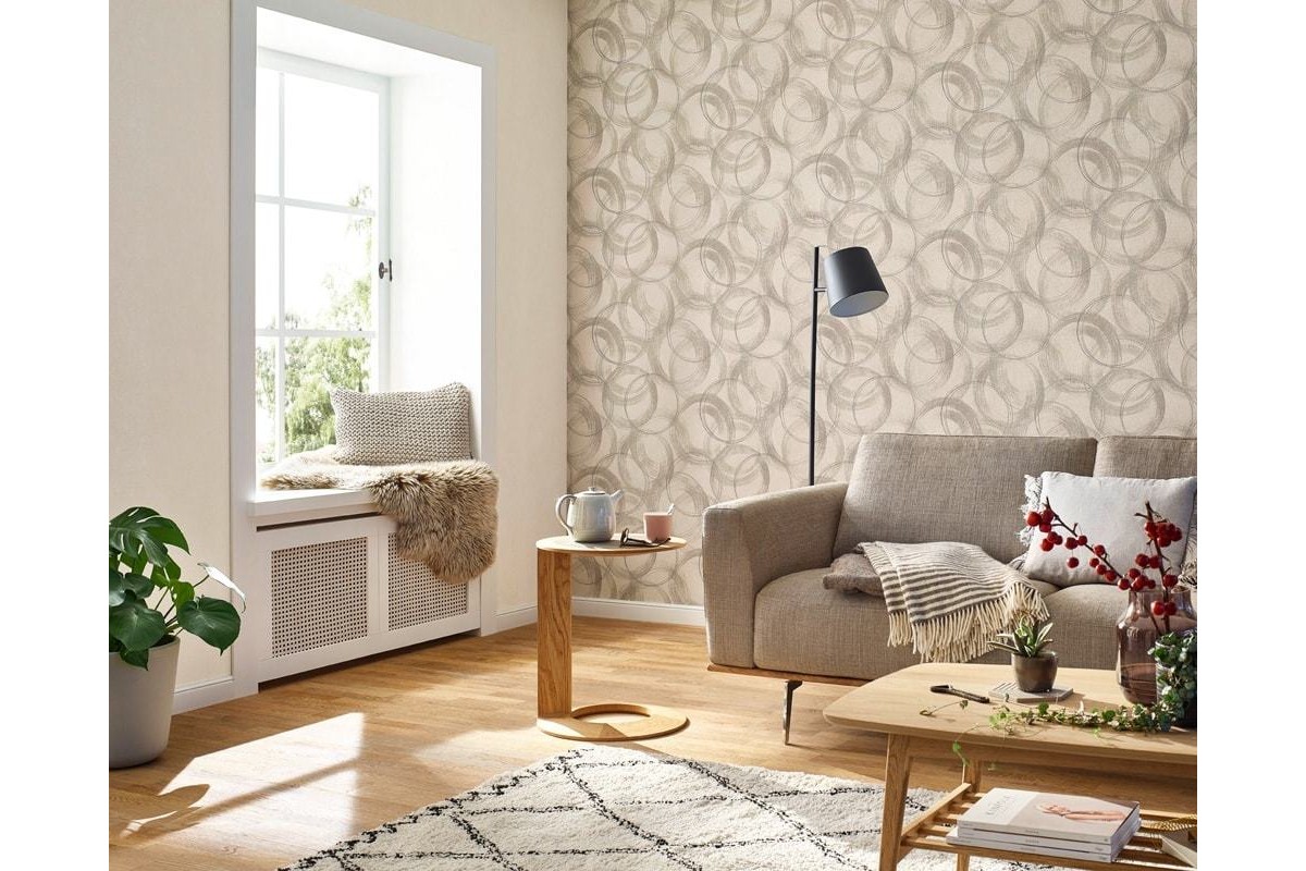 Обои wallcoverings в интерьере фото